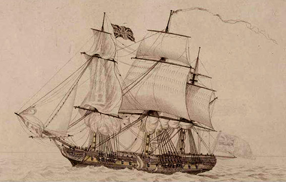 VERGULDE DRAECK (GILT DRAGON) 1653-1656